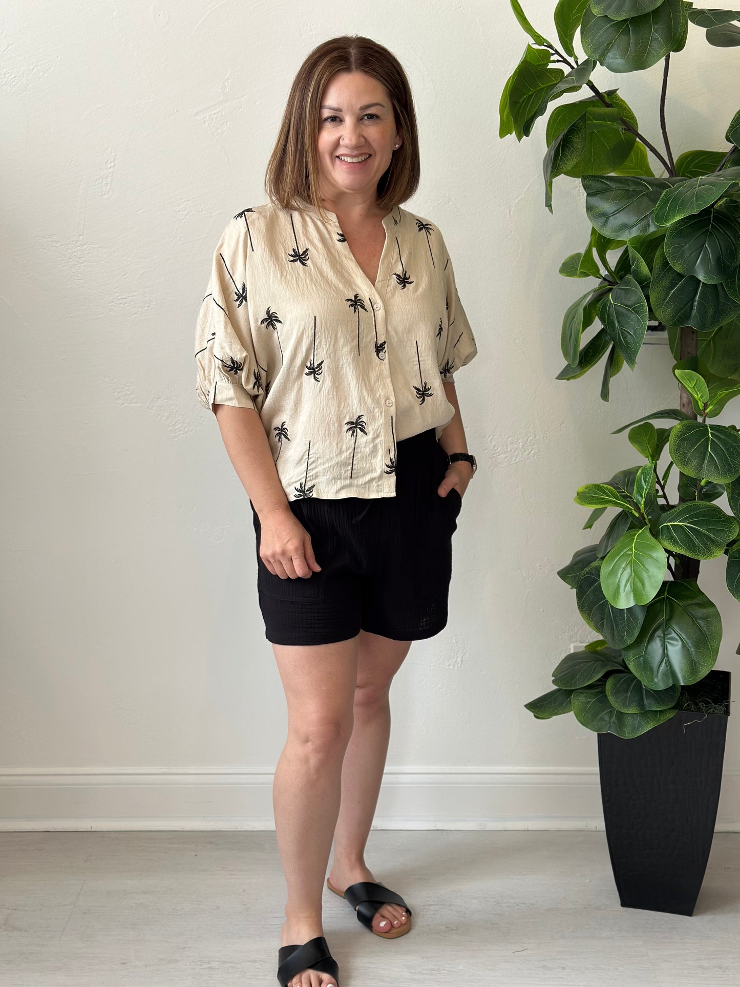 Cora Linen Top