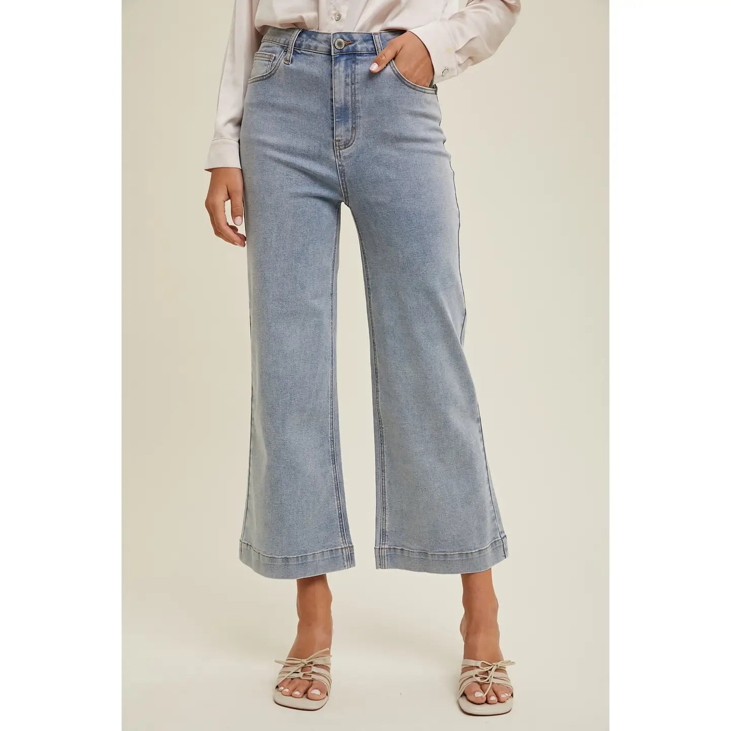 Harper Flare Crop Jeans