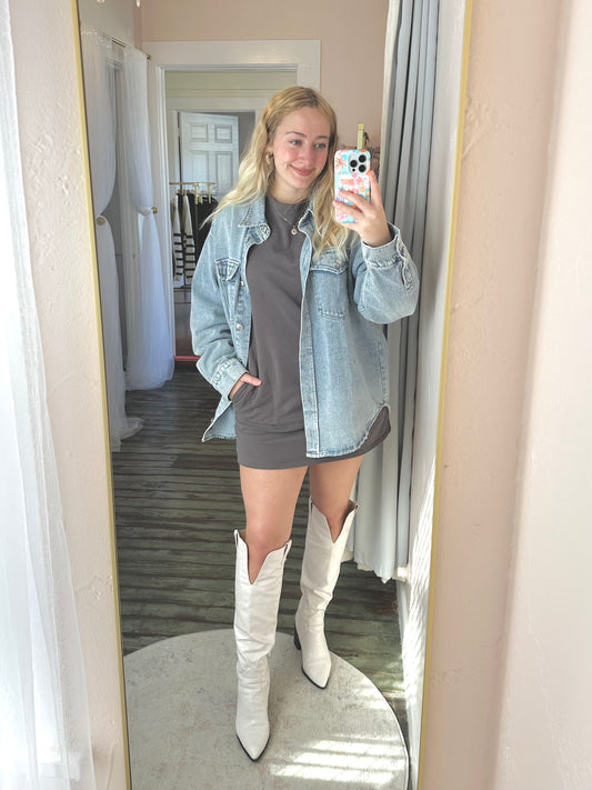 Genevieve Sweatshirt Dress