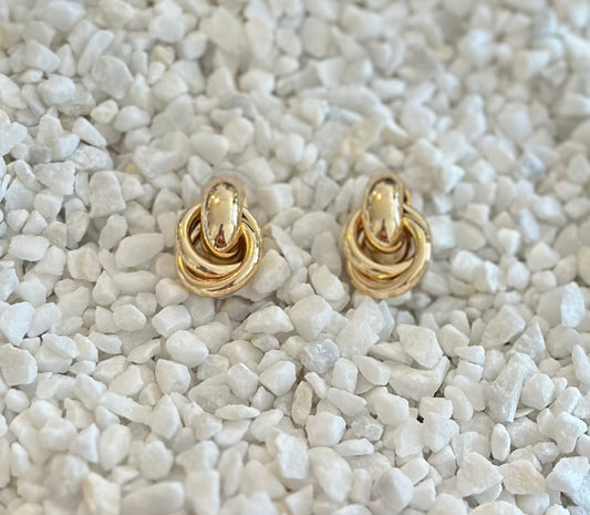 Paris Knot Drop Earrings