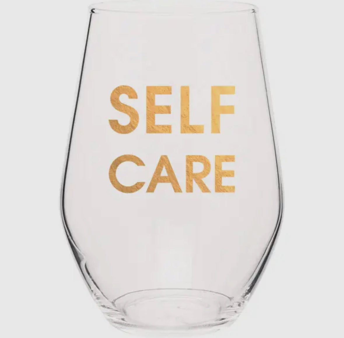 Self Care Wine Glass