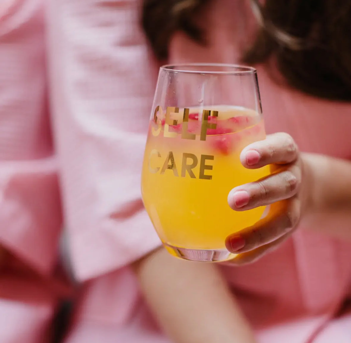 Self Care Wine Glass